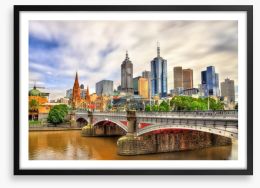 Melbourne Framed Art Print 134524978