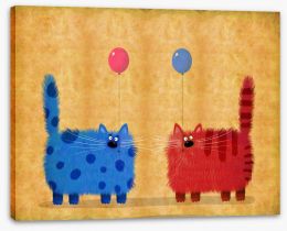 Animal Friends Stretched Canvas 135297723
