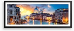 Venetian gold panorama Framed Art Print 135589267
