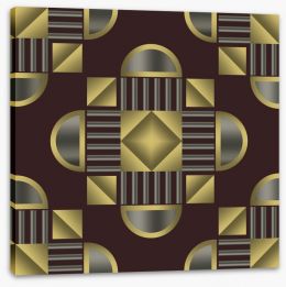 Art Deco Stretched Canvas 135802077