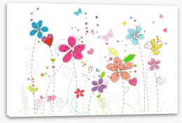 Fun Gardens Stretched Canvas 136026571