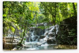 Waterfalls Stretched Canvas 136140478