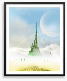 Magical Kingdoms Framed Art Print 136190039