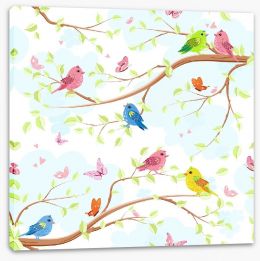 Fun Gardens Stretched Canvas 136626479