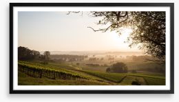 Hunter Valley dawn Framed Art Print 136643523