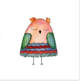 Owls Art Print 136786845