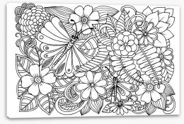 Colour Your Own Stretched Canvas 136847874