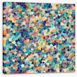 Mosaic Stretched Canvas 136877576