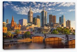 Melbourne Stretched Canvas 136969973