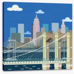 New York Stretched Canvas 137744165