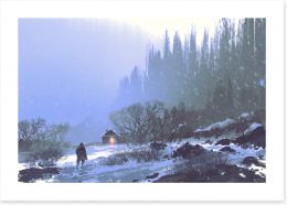 Winter Art Print 138198972