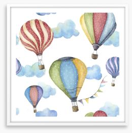 Balloons galore Framed Art Print 138999173