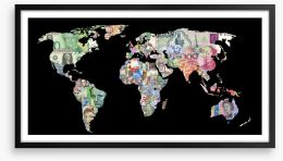 Global currency Framed Art Print 139294885