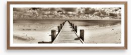 Vanishing point panorama Framed Art Print 139650071