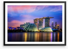 Shapes of Singapore Framed Art Print 140893852