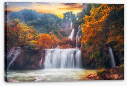 Waterfalls Stretched Canvas 141115410