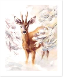 Winter Art Print 141174895
