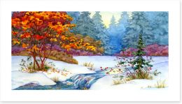 Winter Art Print 141355708