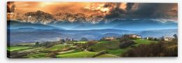 Mountains Stretched Canvas 142522969
