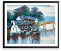 Chinese Art Framed Art Print 144036373
