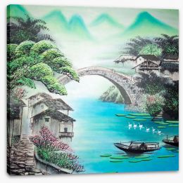 Chinese Art Stretched Canvas 144036576