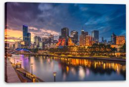 Melbourne Stretched Canvas 144204663