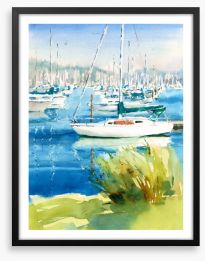 Many masts Framed Art Print 144788847
