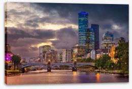 Melbourne Stretched Canvas 144854803