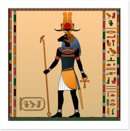 Egyptian Art Art Print 145505408