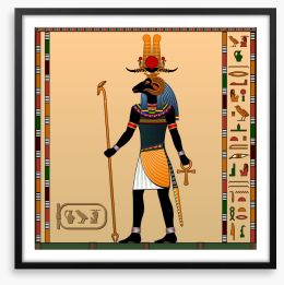 Egyptian Art Framed Art Print 145505408