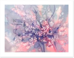 Sakura branch bloom Art Print 149286397