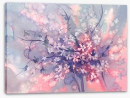 Sakura branch bloom Stretched Canvas 149286397