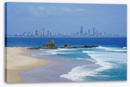 Across to Surfers Paradise Stretched Canvas 149474449