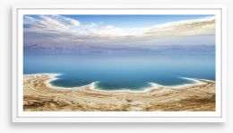 Dead Sea shimmer Framed Art Print 151245578