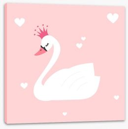 The princess swan Stretched Canvas 151854918