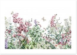 Botanical blooms Art Print 153533338