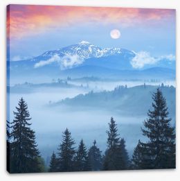 Mountains Stretched Canvas 154619188