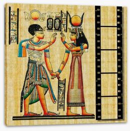 Egyptian Art Stretched Canvas 15524501
