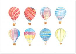 Balloons Art Print 155435445