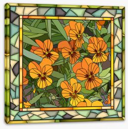 Stained Glass Stretched Canvas 155853868