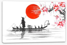 Japanese Art Stretched Canvas 156205659