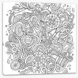Colour Your Own Stretched Canvas 158120932