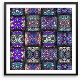 Purple mystique Framed Art Print 158855599