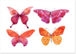 Butterflies Art Print 159883928