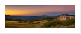 Craigs Hut sunset panorama Art Print 159905405