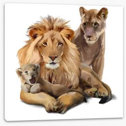 Animal Friends Stretched Canvas 161985482