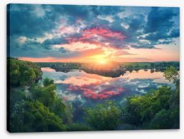 Rivers Stretched Canvas 163187461