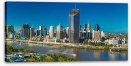 Brisbane Stretched Canvas 163630854