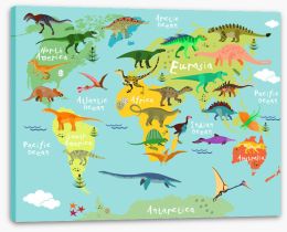 Dinosaurs Stretched Canvas 164324190