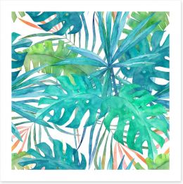 Soft palm leaves Art Print 164532152